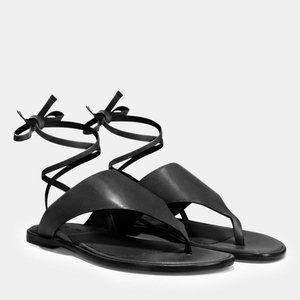 Vince Leather Eastwood Sandal - Size 37 (US 7)